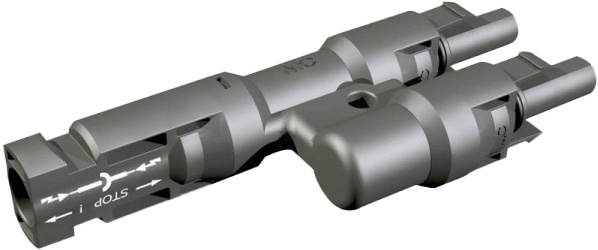 Connecteur Y MC4 M-F-F
