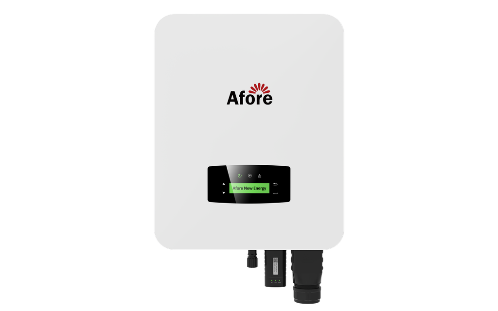 ONDULEUR HYBRIDE AFORE AF8K-TH TRIPHASÉ  (8.8 KVA) -2 MPPT- 10 ANS DE GARANTIE - BACK-UP 11.6A INTÉGRÉ - SMART METER TRIPHASÉ INCLUS
