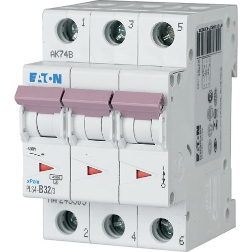 EATON Disjoncteur PLS4-C32/3-MW , C 32A , 3 poles , 4,5 kA