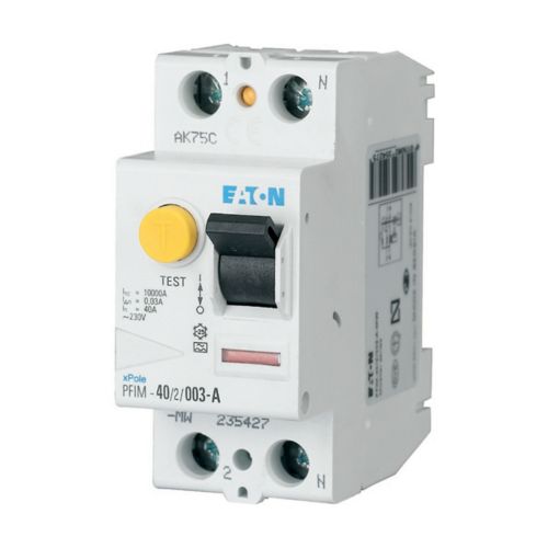 EATON differentiel PFIM-40/2/003-A-MB, 2 poles, 40 A, 30 mA, Type A