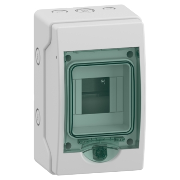 Schneider Distribution Coffret Mini Mureva, IP65 pour appareillage modulaire, 1x4 modules