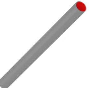 PIPELIFE TUBE POLIVOLT PVC 25mm CEBEC RAL7037 gris foncé type 3231 (3M)