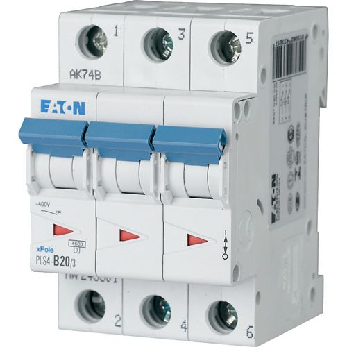 [EATDIS3P20A] EATON Disjoncteur PLS4-C20/3-MW , C 20A , 3 poles , 4,5 kA