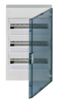 [HAG54M] HAGER Coffret vega - 3R. - 54 M. - porte transparente