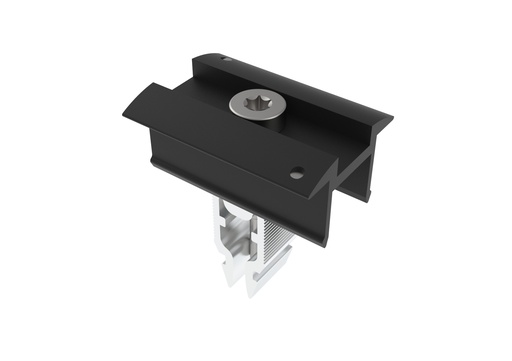 MITTELKLEMME SCHWARZ QUICK-FIX 30-40MM (FÜR SCHLETTER PROFIL)