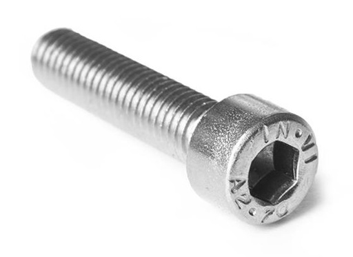 VIS FILETÉE M8/25 A2 DIN912 TÊTE CRÊNELÉE (100 PCS)