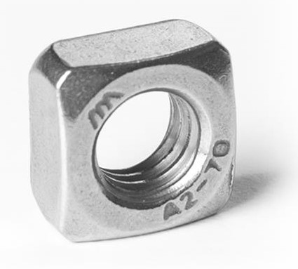 ECROU M8 A2 CARRÉ (100 PCS)