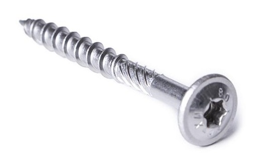 VIS TIREFOND 8X80 A2 TÊTE PLATE TELLER TX40 (100 PCS)